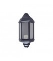 Farol aluminio pared E27 IP44 Negro. SERIE LUCIERNAGA