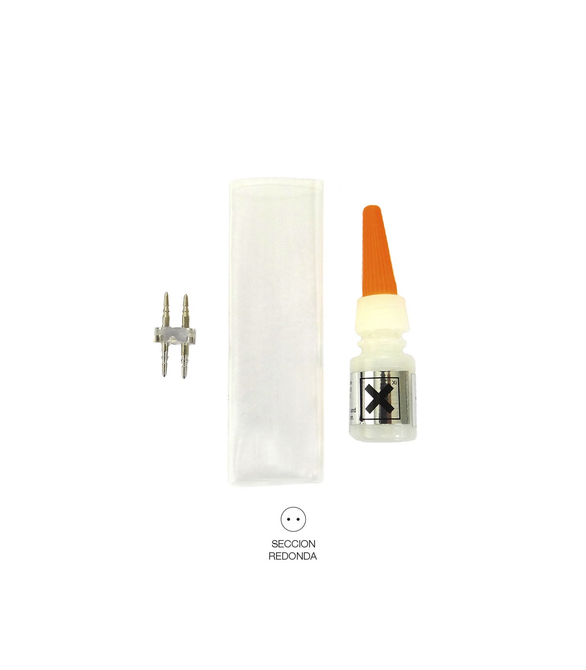 Kit Unión Tubo Flexilux / Flexiled 2 Vías