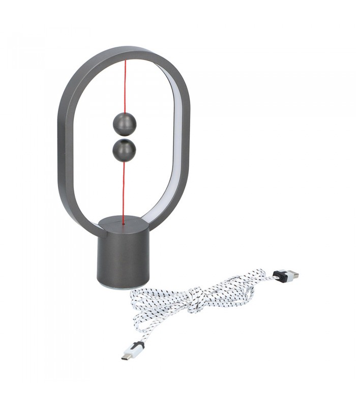 Lámpara Led Magnetizada Grundig USB Negro