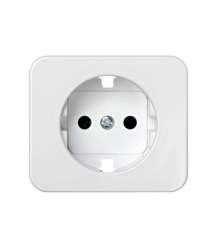 Tapa Enchufe Schuko Blanco Simon 75