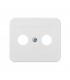 Tapa Toma R-TV Blanco Simon 75