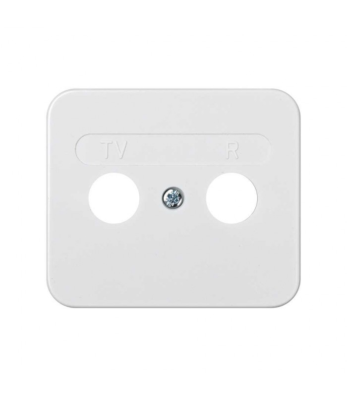 Tapa Toma R-TV Blanco Simon 75