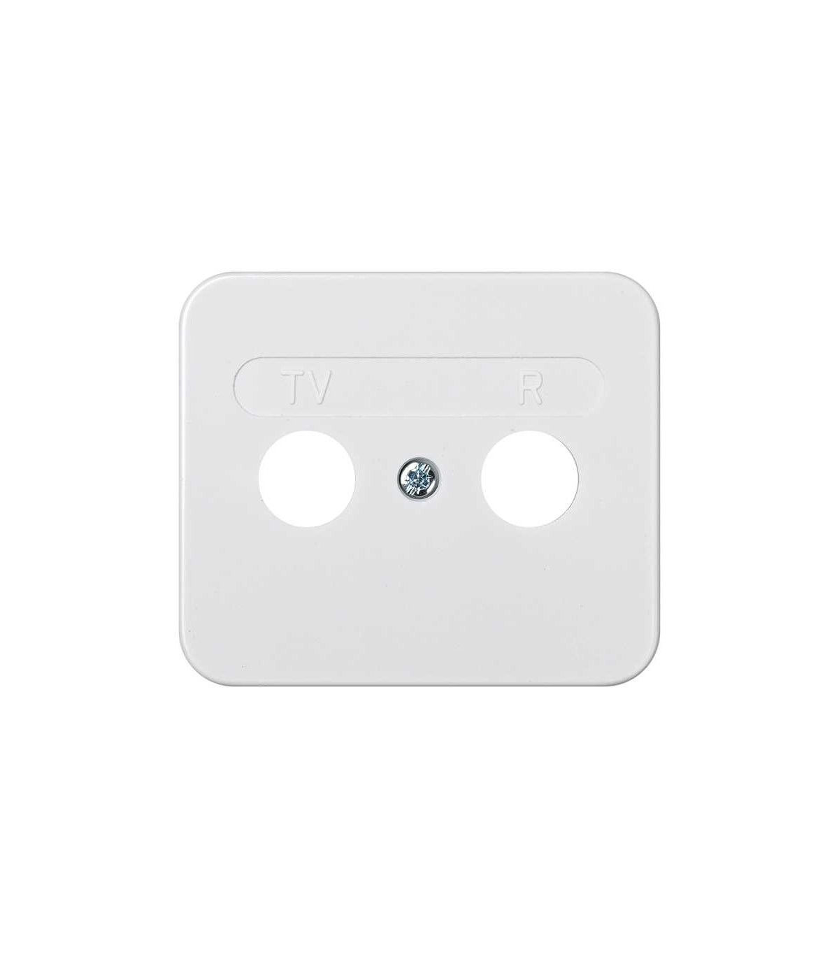 Tapa Toma R-TV Blanco Simon 75