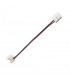 Ficha con cable para unir tiras de LED 10mm