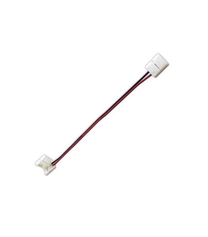 Ficha con cable para unir tiras de LED 10mm