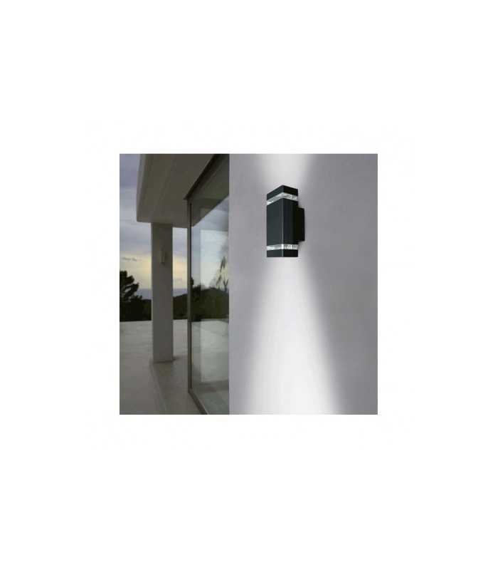 Aplique Pared Rectangular 2xGU10 IP54