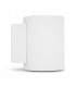 Aplique Pared Cilindro 1xG9 IP20 Blanco / Oro