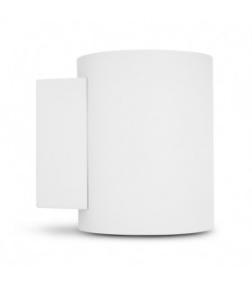 Aplique Pared Cilindro 1xG9 IP20 Blanco / Oro