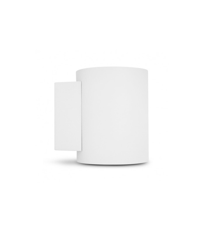 Aplique Pared Cilindro 1xG9 IP20 Blanco / Oro