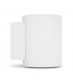 Aplique Pared Cilindro 1xG9 IP20 Blanco / Oro