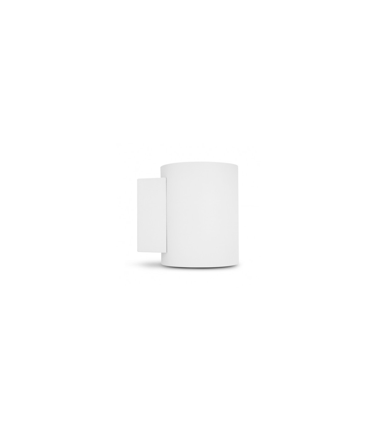 Aplique Pared Cilindro 1xG9 IP20 Blanco / Oro