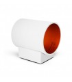 Aplique Pared Cilindro 1xG9 IP20 Blanco / Oro