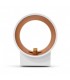 Aplique Pared Cilindro 1xG9 IP20 Blanco / Oro