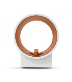 Aplique Pared Cilindro 1xG9 IP20 Blanco / Oro