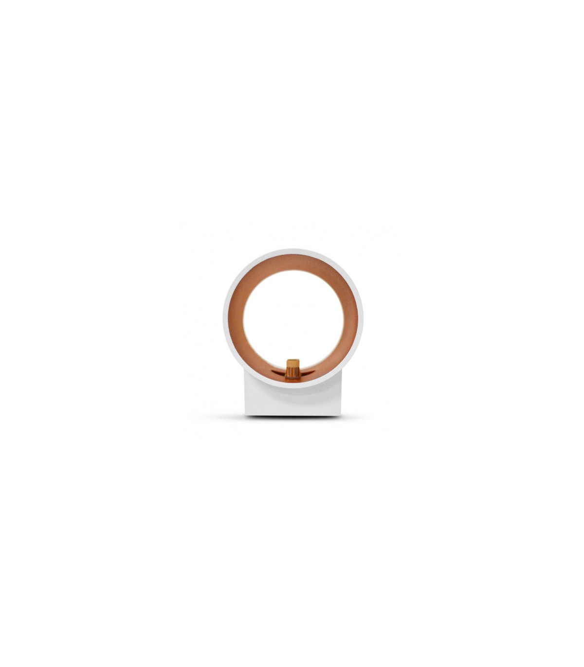 Aplique Pared Cilindro 1xG9 IP20 Blanco / Oro