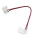 Ficha con cable para unir tiras de LED 10mm
