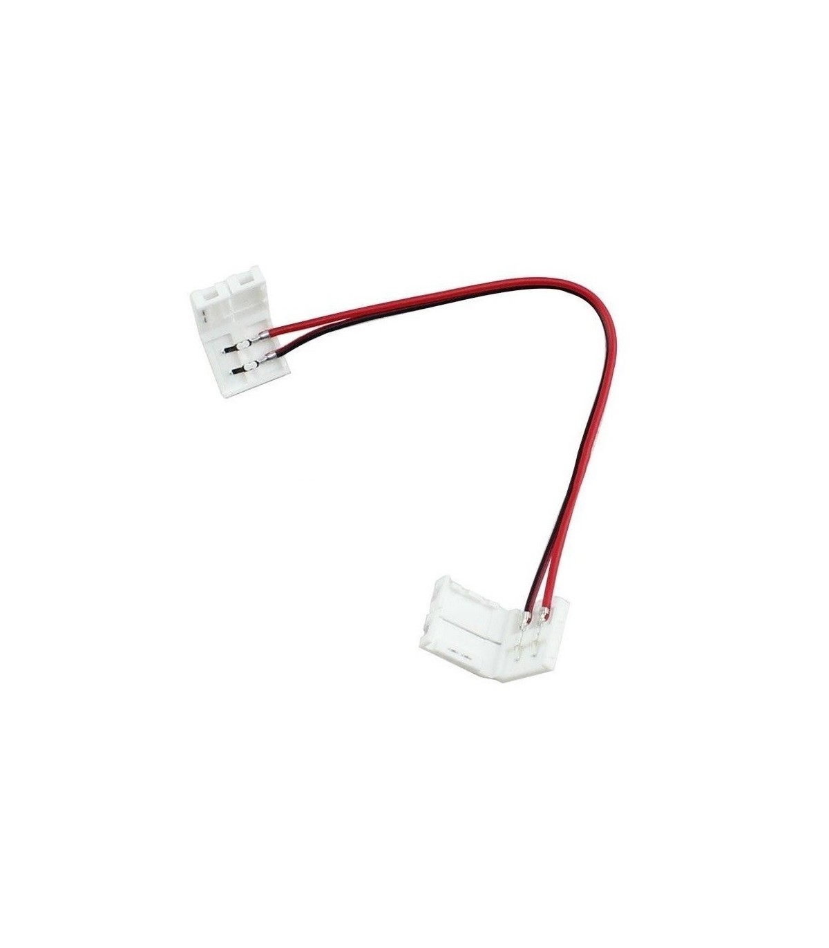 Ficha con cable para unir tiras de LED 10mm