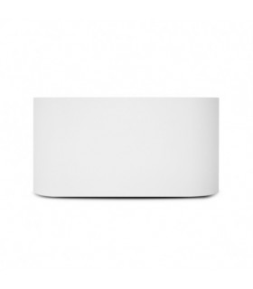 Aplique Pared Ovalado 1xG9 IP20 Blanco / Oro