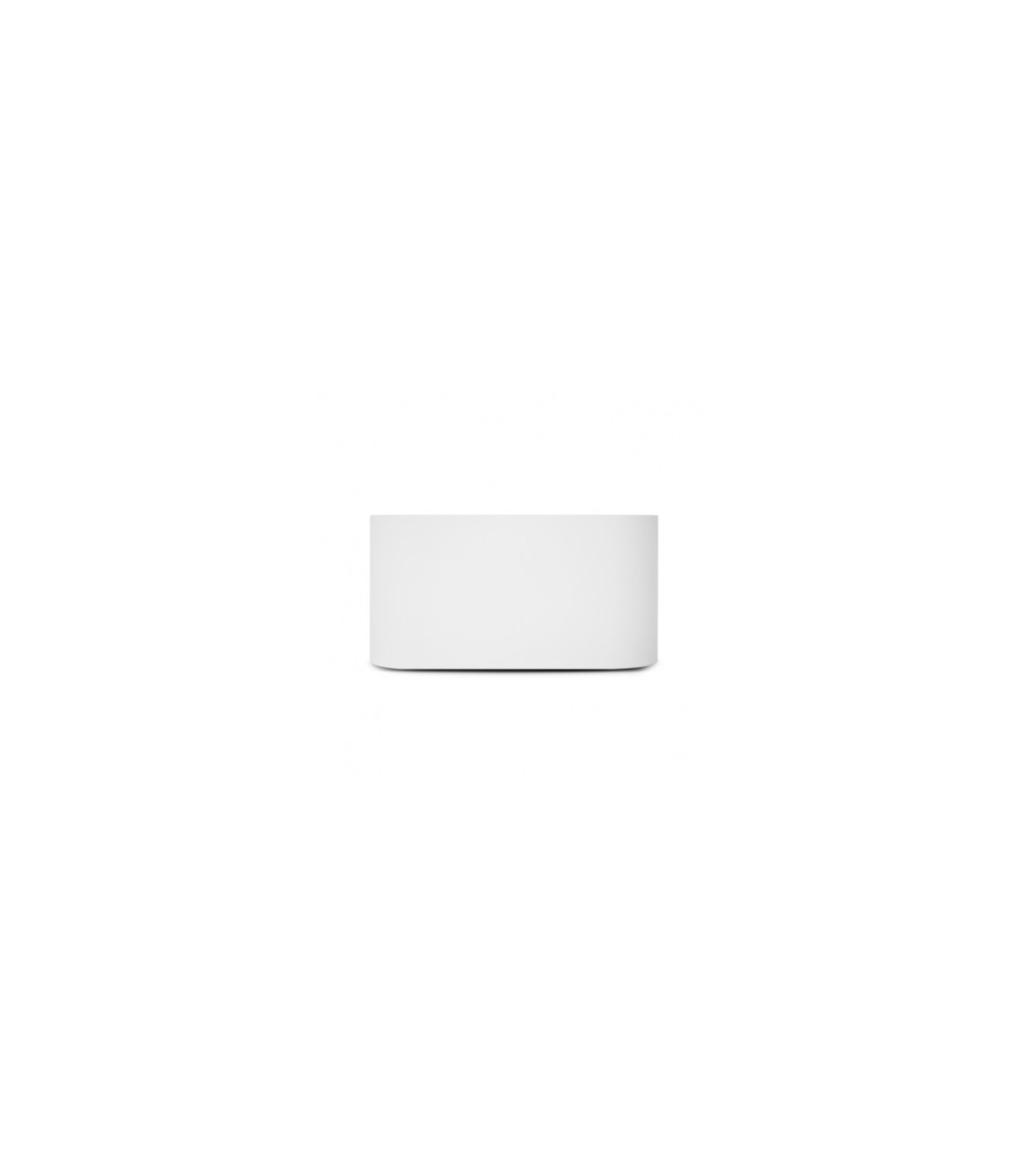 Aplique Pared Ovalado 1xG9 IP20 Blanco / Oro