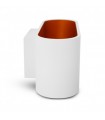 Aplique Pared Ovalado 1xG9 IP20 Blanco / Oro