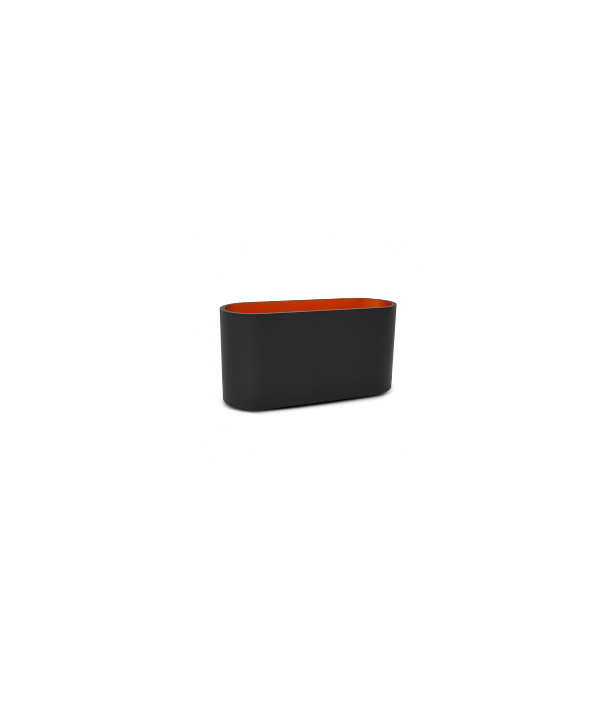Aplique Pared Ovalado 1xG9 IP20 Negro / Oro
