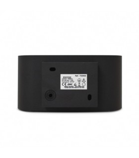 Aplique Pared Ovalado 1xG9 IP20 Negro / Oro