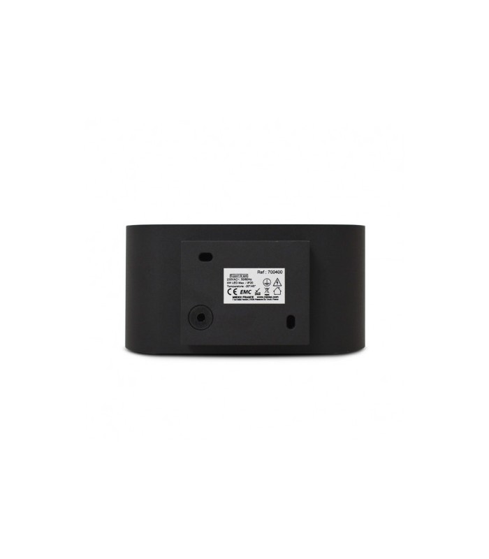 Aplique Pared Ovalado 1xG9 IP20 Negro / Oro