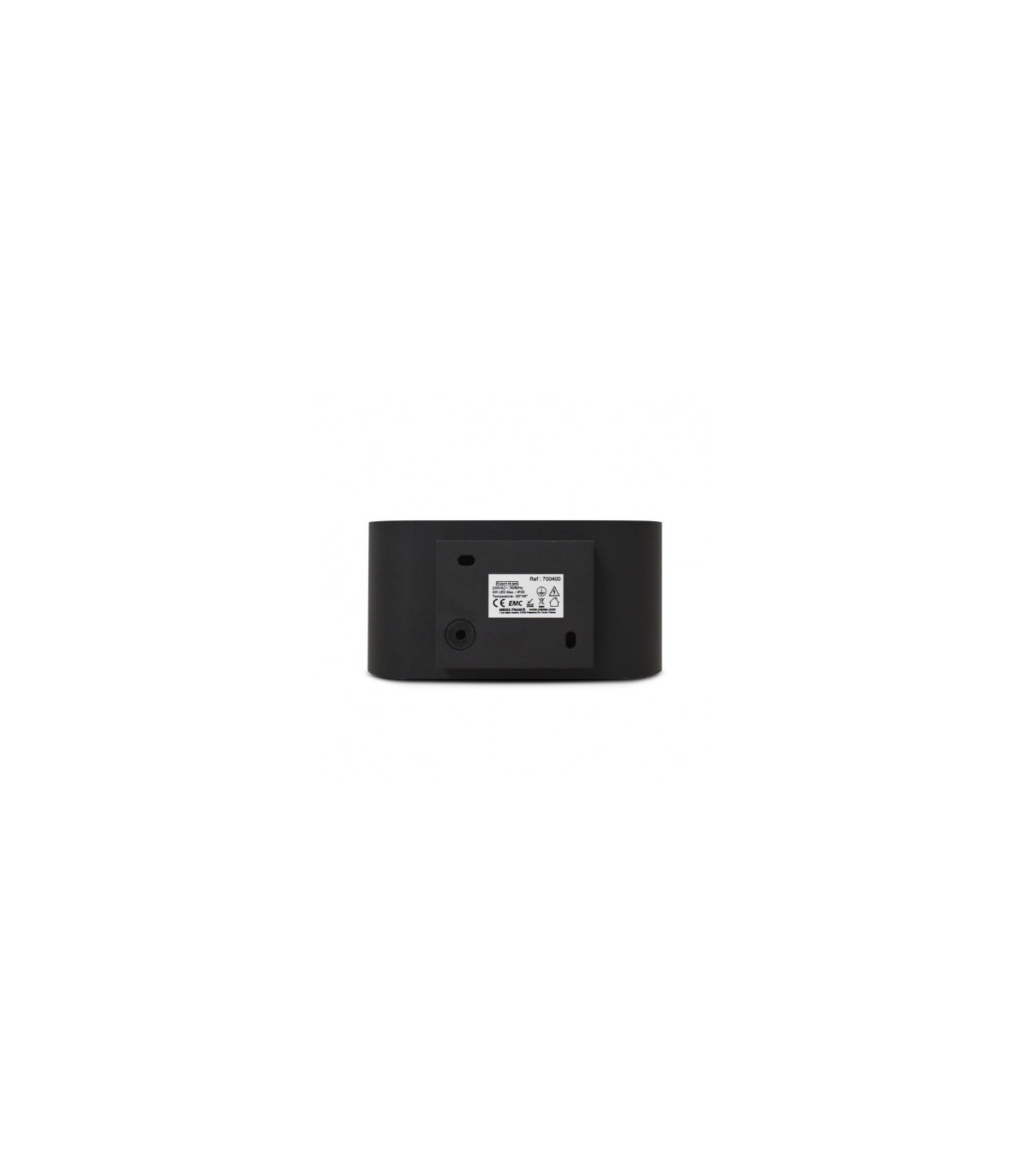 Aplique Pared Ovalado 1xG9 IP20 Negro / Oro