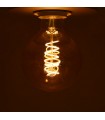 Bombilla Led Filamentos Espiral G95 4W 260Lm 300º E27 2700K