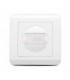 Detector Movimiento Empotrable Mecanismo 6M 160º IP20 Blanco