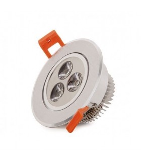 Downlight LED 3W 270Lm 60° IP20 Cromo