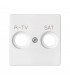 Tapa Toma R-TV + SAT Blanco Simon 82