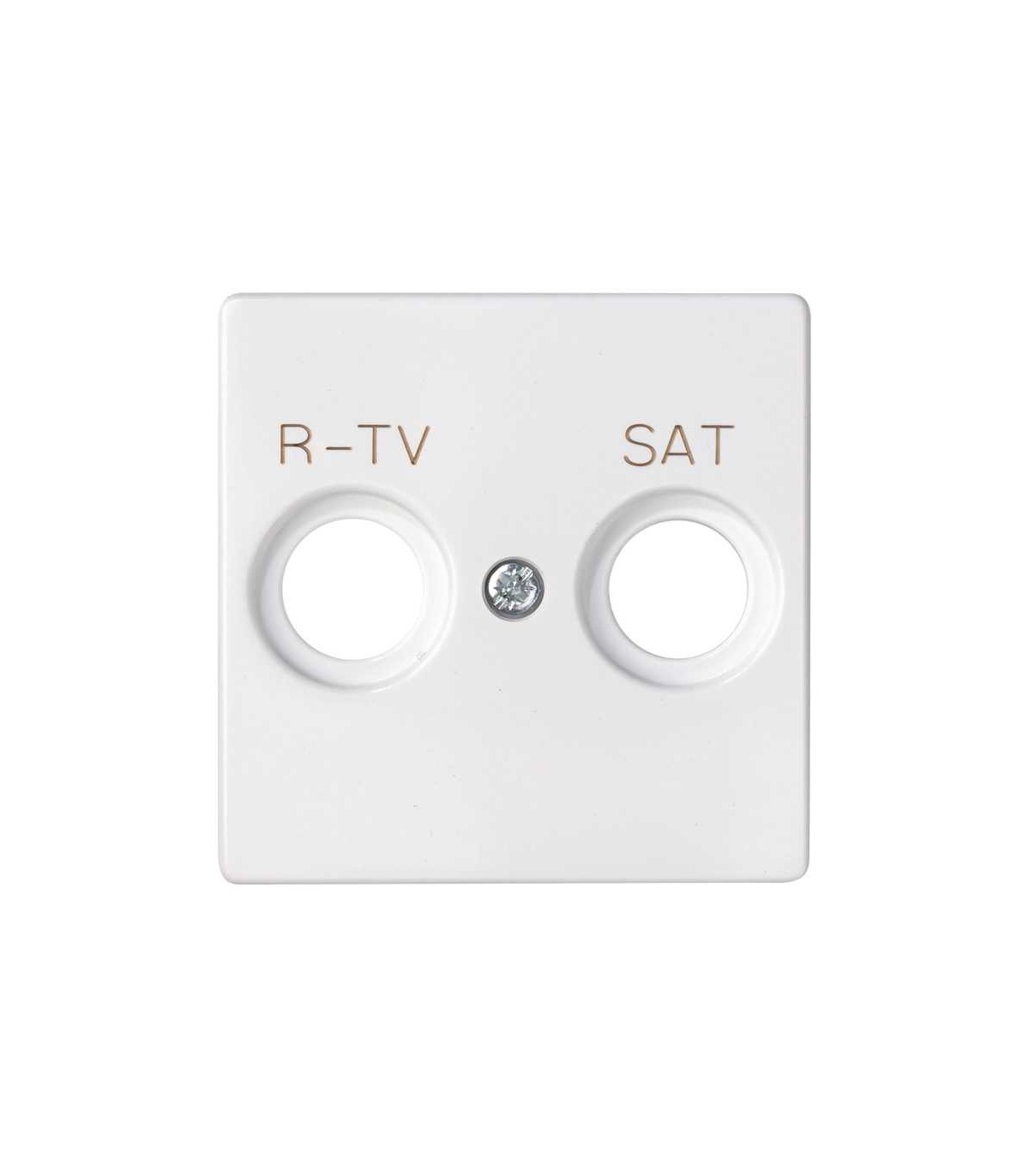 Tapa Toma R-TV + SAT Blanco Simon 82
