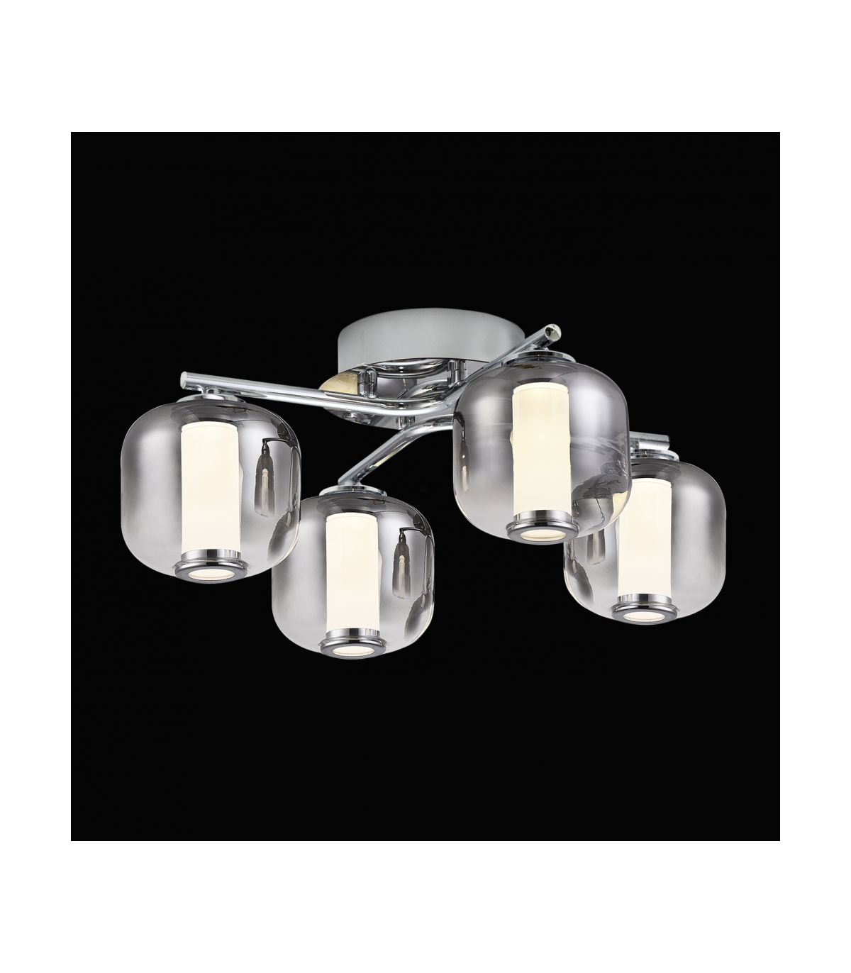 Lámpara de techo Malvina 4x5W 1200Lm Cromo 4000K