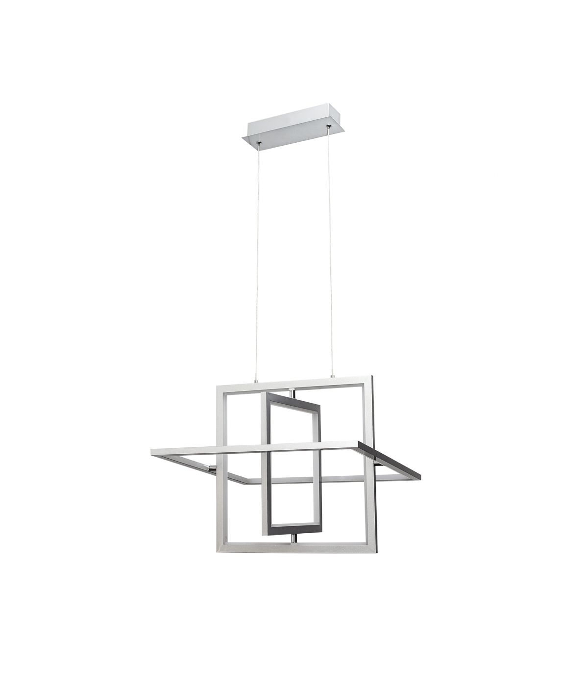 Lámpara Colgante Cubo Cromo 50W 3500Lm 4000K