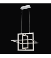 Lámpara Colgante Cubo Cromo 50W 3500Lm 4000K