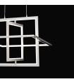 Lámpara Colgante Cubo Cromo 50W 3500Lm 4000K