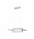 Lámpara Colgante Rectangular Cromo 40W 2800Lm 4000K