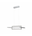 Lámpara Colgante Rectangular Cromo 40W 2800Lm 4000K