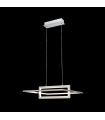 Lámpara Colgante Rectangular Cromo 40W 2800Lm 4000K