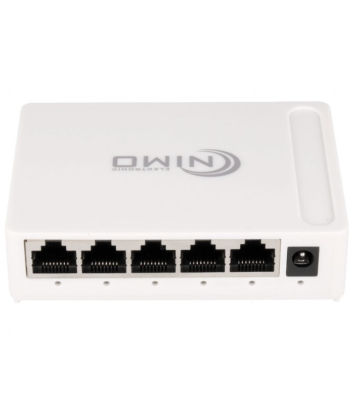Switch 5 Puertos RJ45 100 / 1000 Mbps Nimo
