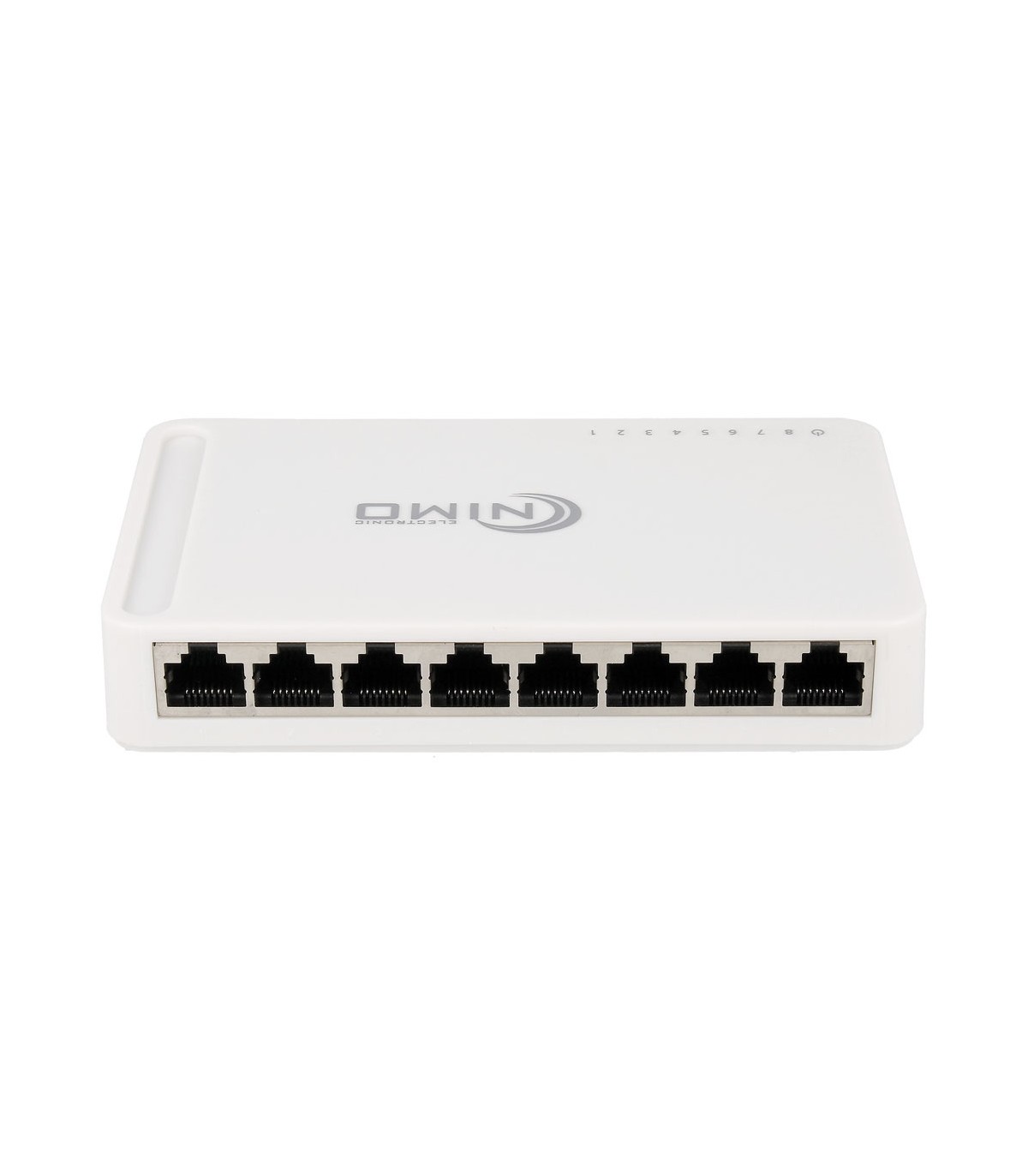 Switch 8 Puertos RJ45 100 / 1000 Mbps Nimo