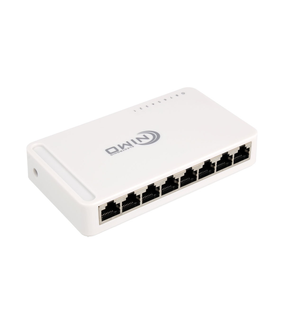 Switch 8 Puertos RJ45 100 / 1000 Mbps Nimo