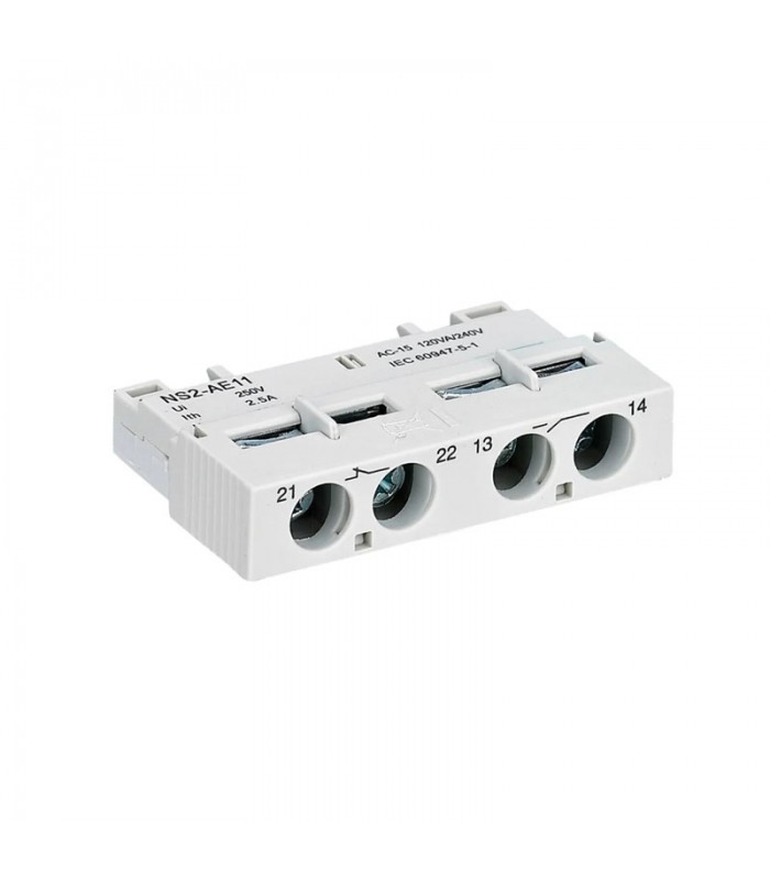 Contacto Auxiliar Frontal M182 1NO+1NC