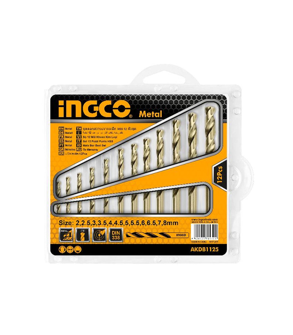 Juego Brocas Metal 12 Piezas HSS