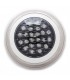 Foco de piscina LED Superficie AC 12V 24W Ø300mm  RGB con mando IP68