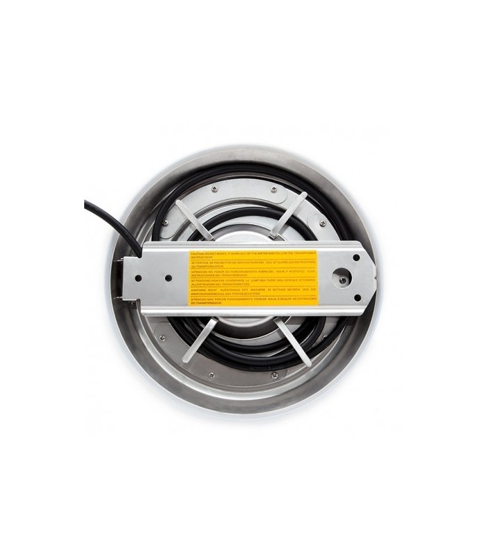 Foco de piscina LED Superficie AC 12V 24W Ø300mm  RGB con mando IP68