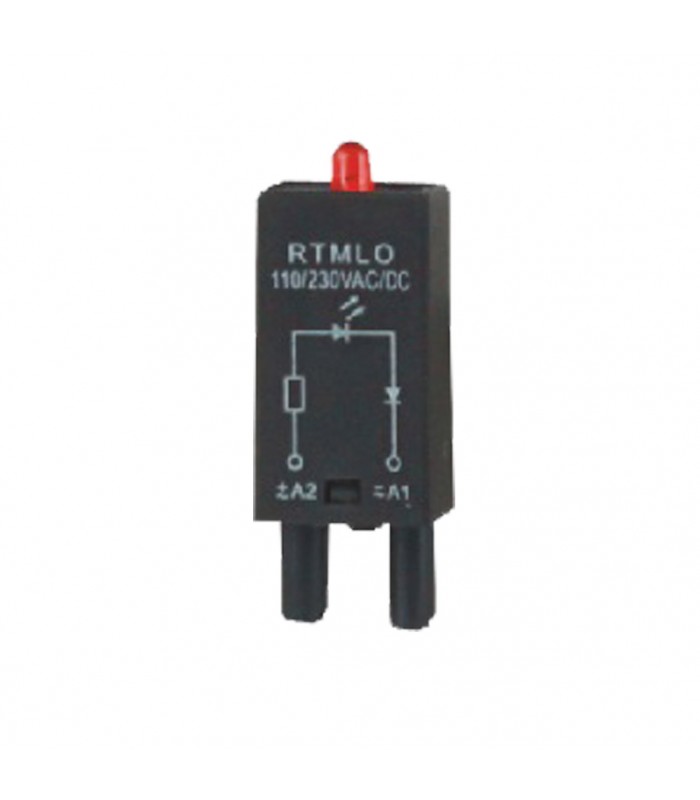 Módulo Protección Diodo + Led Rojo 6-24V AC/DC