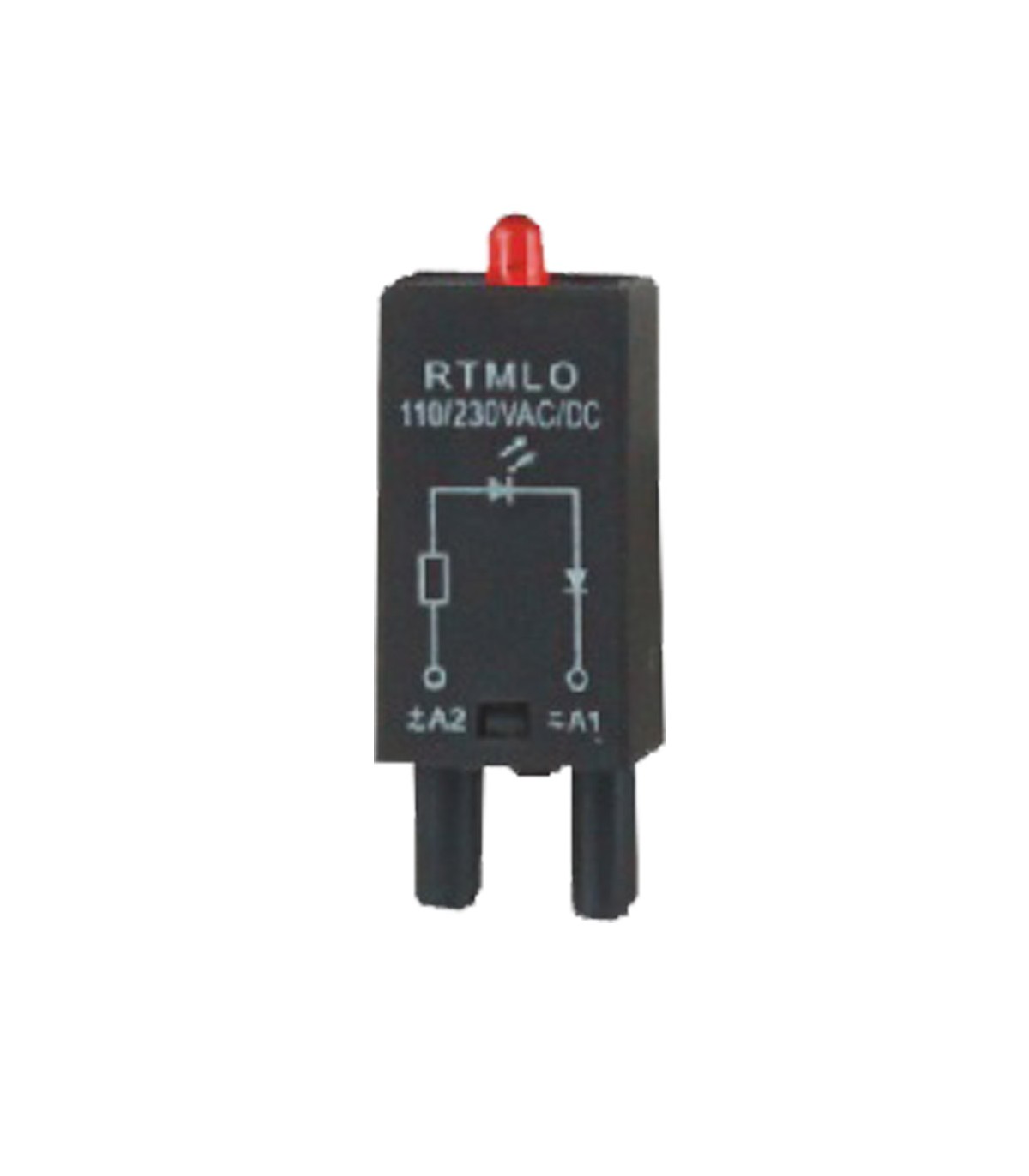 Módulo Protección Diodo + Led Rojo 6-24V AC/DC