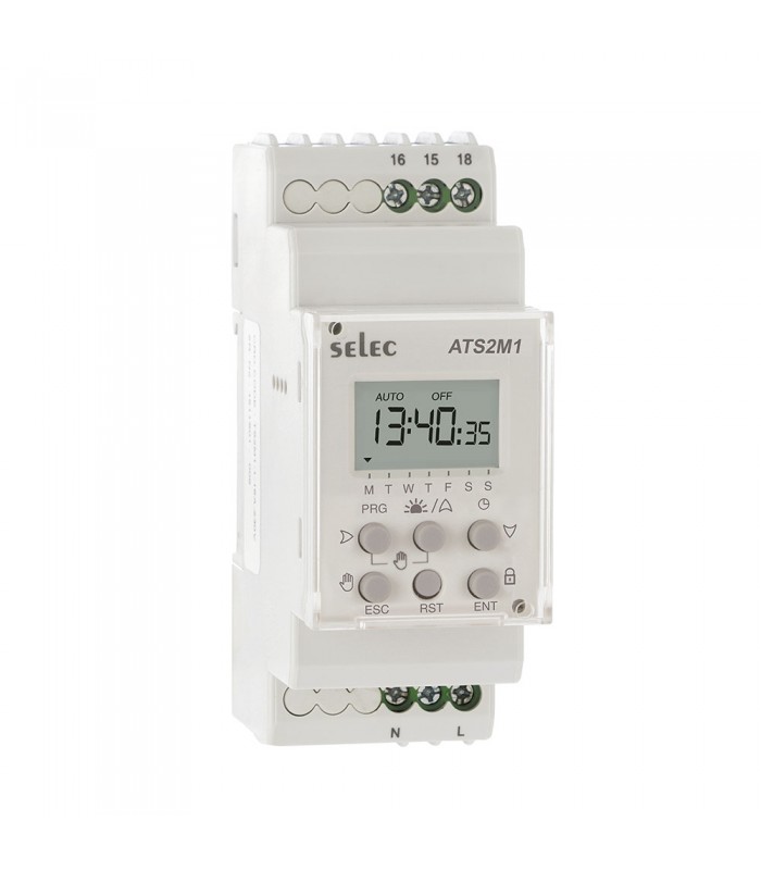 Programador Astronómico Digital 230V Auto On Off